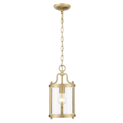 Golden Lighting Payton 1-light Pendant in Brushed Champagne Brass - - Golden Lighting