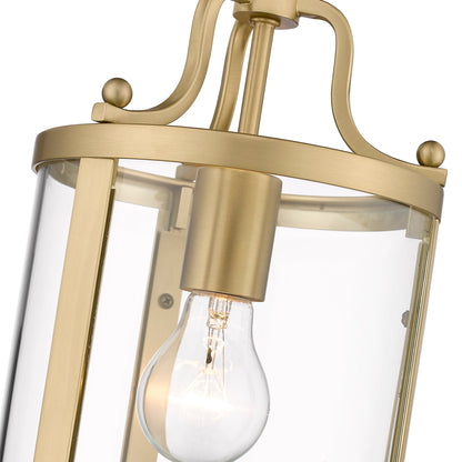 Golden Lighting Payton 1-light Pendant in Brushed Champagne Brass - - Golden Lighting