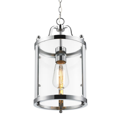 Golden Lighting Payton 1-light Pendant in Chrome - - Golden Lighting
