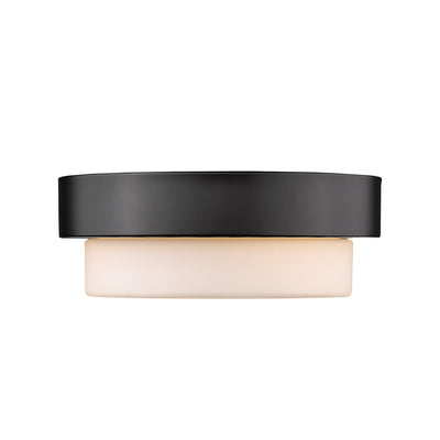 Morgon 1-light Flush Mount in Matte Black
