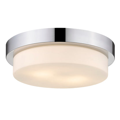 Morgon 2-light Flush Mount in Chrome