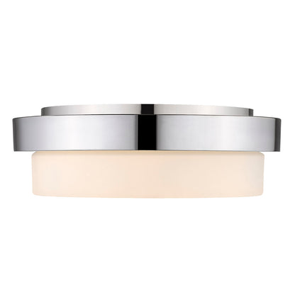 Morgon 2-light Flush Mount in Chrome