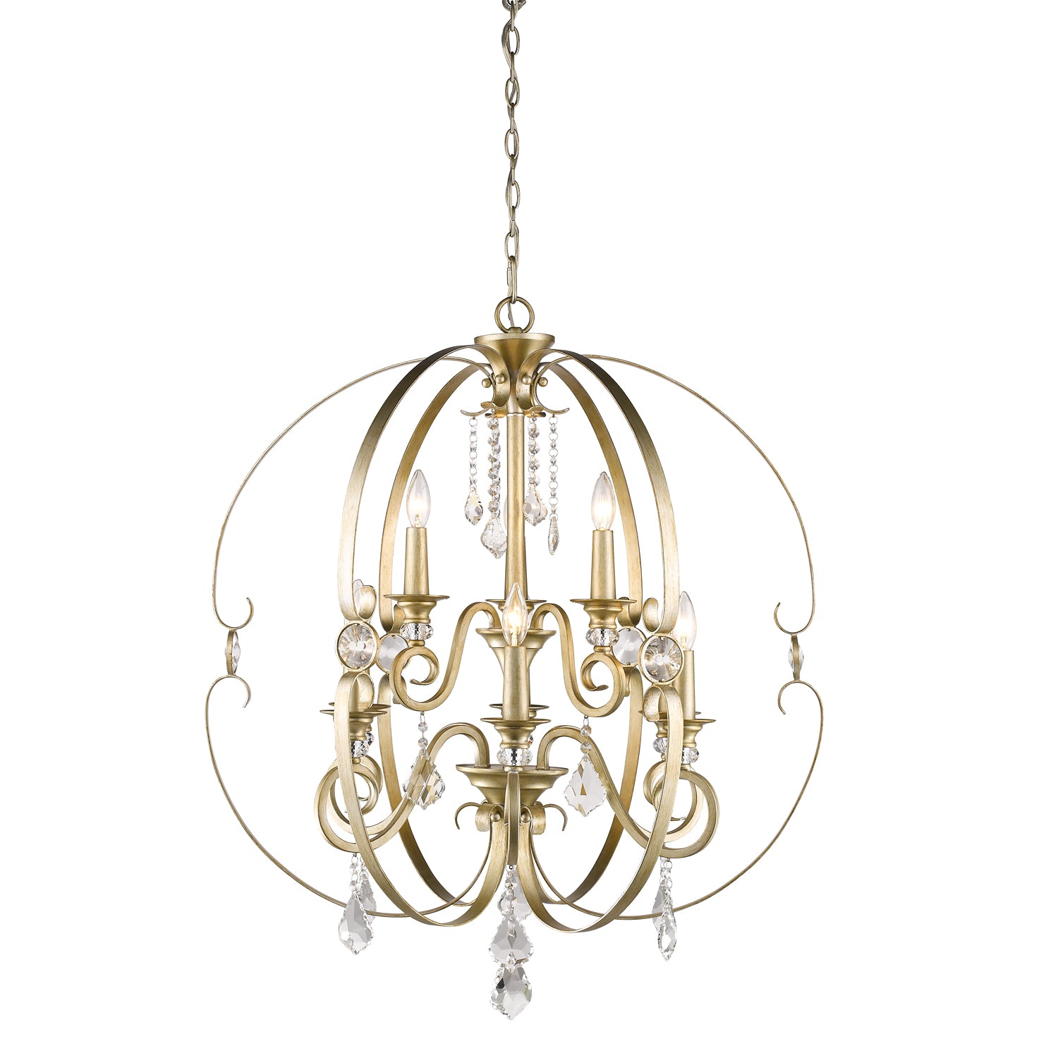 Ella 2 Tier - 9 Light Chandelier - - Golden Lighting