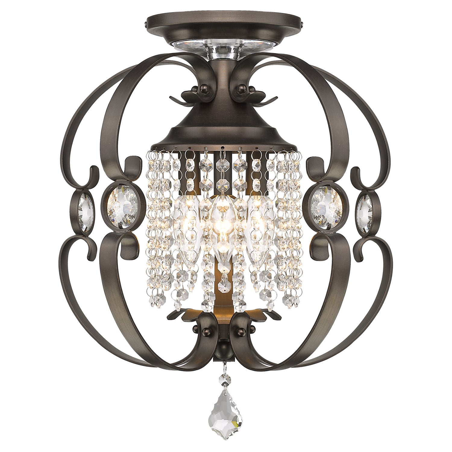 Ella Semi-Flush (Convertible) - - Golden Lighting