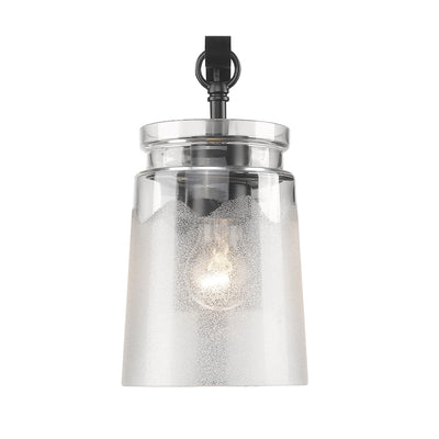Golden Lighting Travers 1-light Wall Sconce in Matte Black - - Golden Lighting
