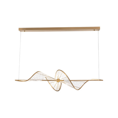 Aurora LED Linear Pendant in Brushed Champagne - - Golden Lighting