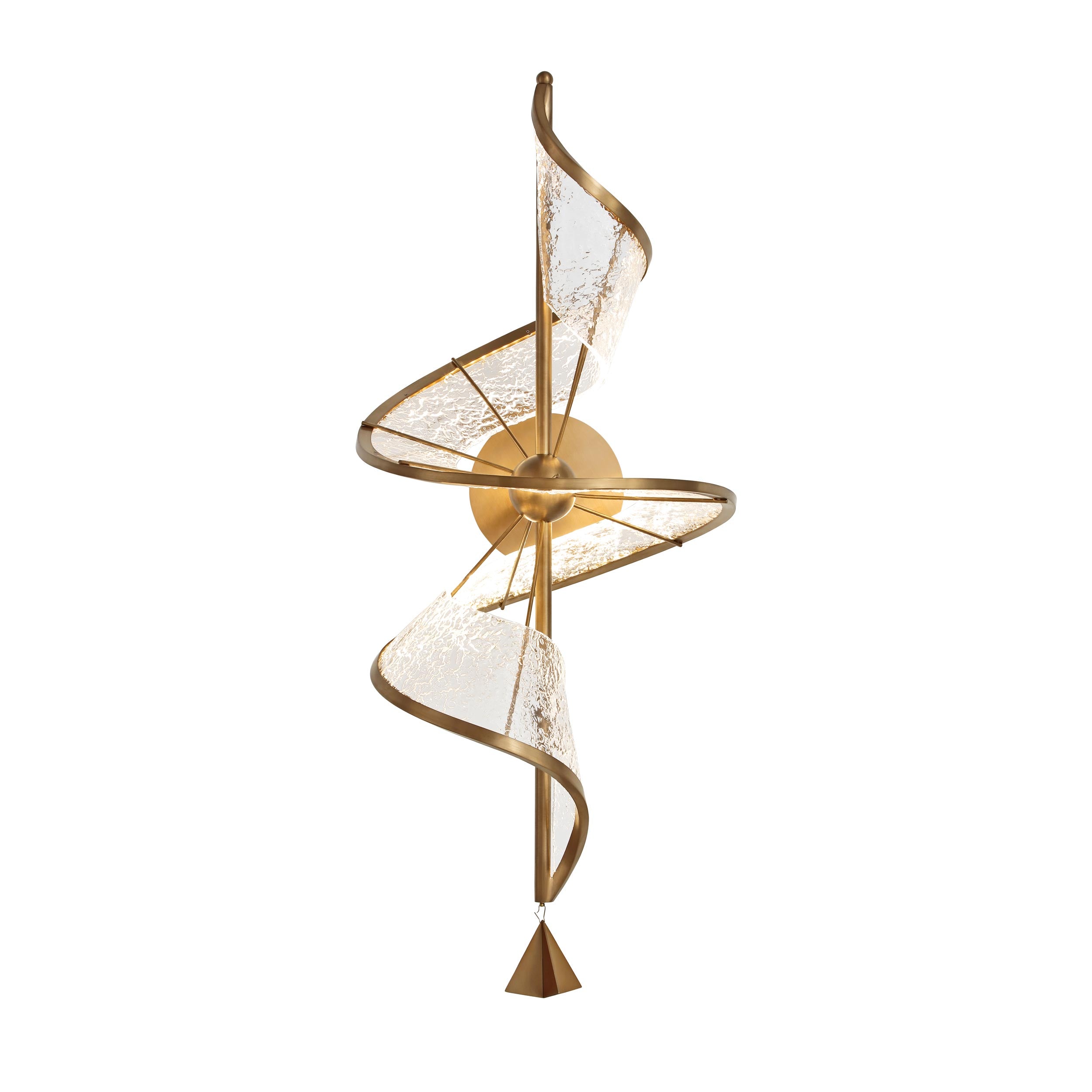 Aurora LED Wall Sconce in Brushed Champagne - - Golden Lighting