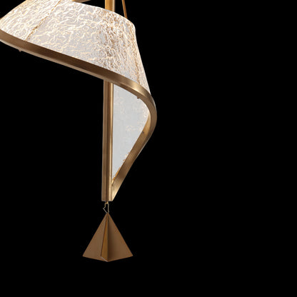 Ziva by Golden Lighting Aurora Integrated LED Wall Sconce in Brushed Champagne - - Golden Lighting