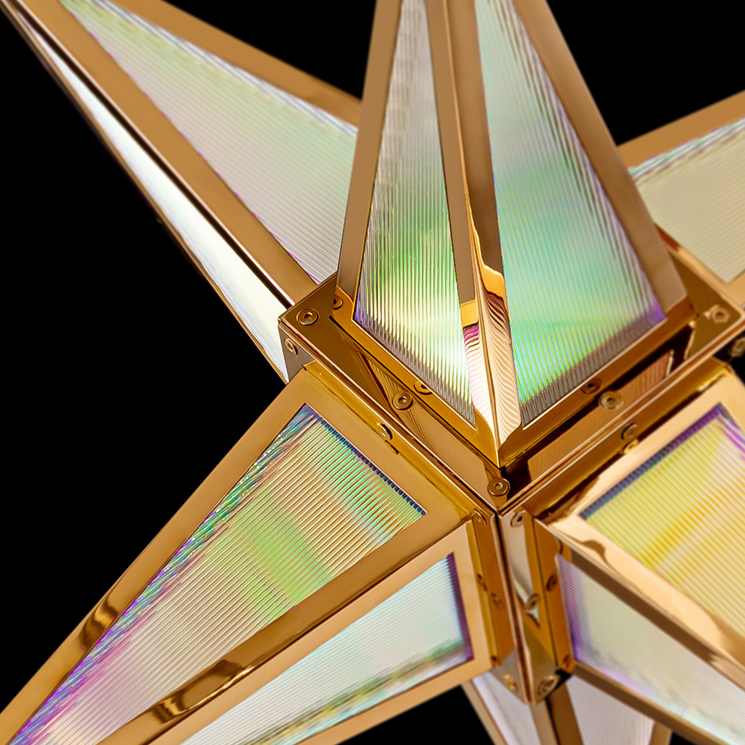 Ziva by Golden Lighting Spectrum Integrated LED 18in Pendant in Rose Gold