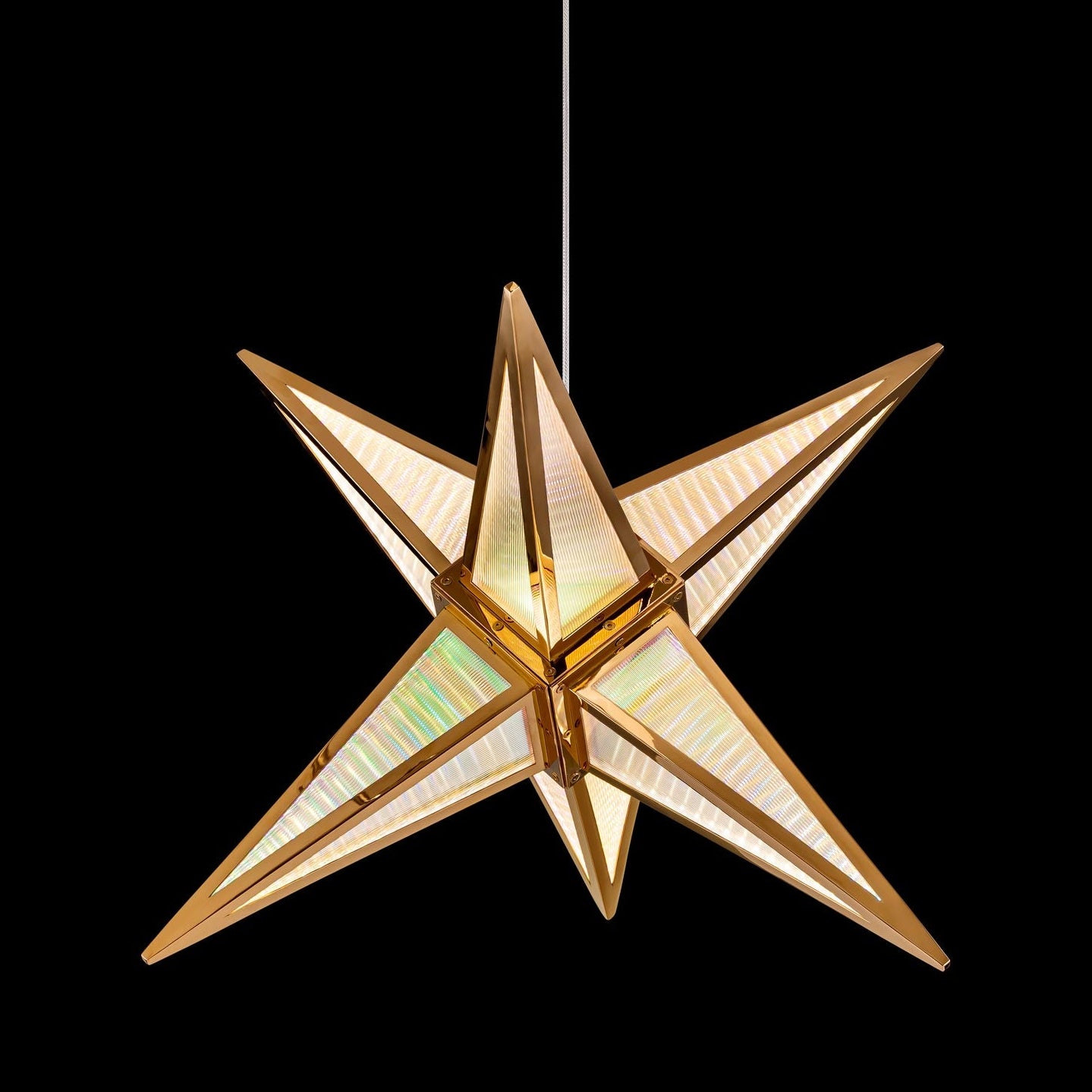 Ziva by Golden Lighting Spectrum Integrated LED 18in Pendant in Rose Gold