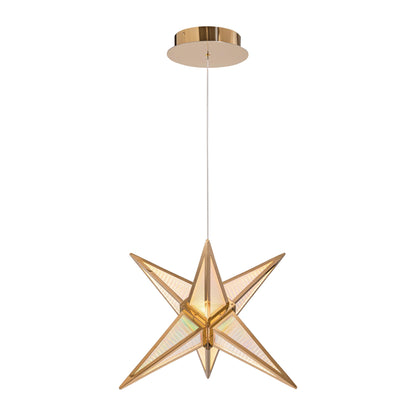 Spectrum 18" LED Chandelier in Rose Gold - - Golden Lighting