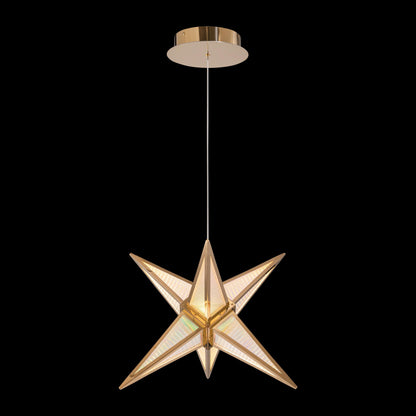 Spectrum - 18" LED Pendant - Rose Gold / No Shade / N/A - Golden Lighting