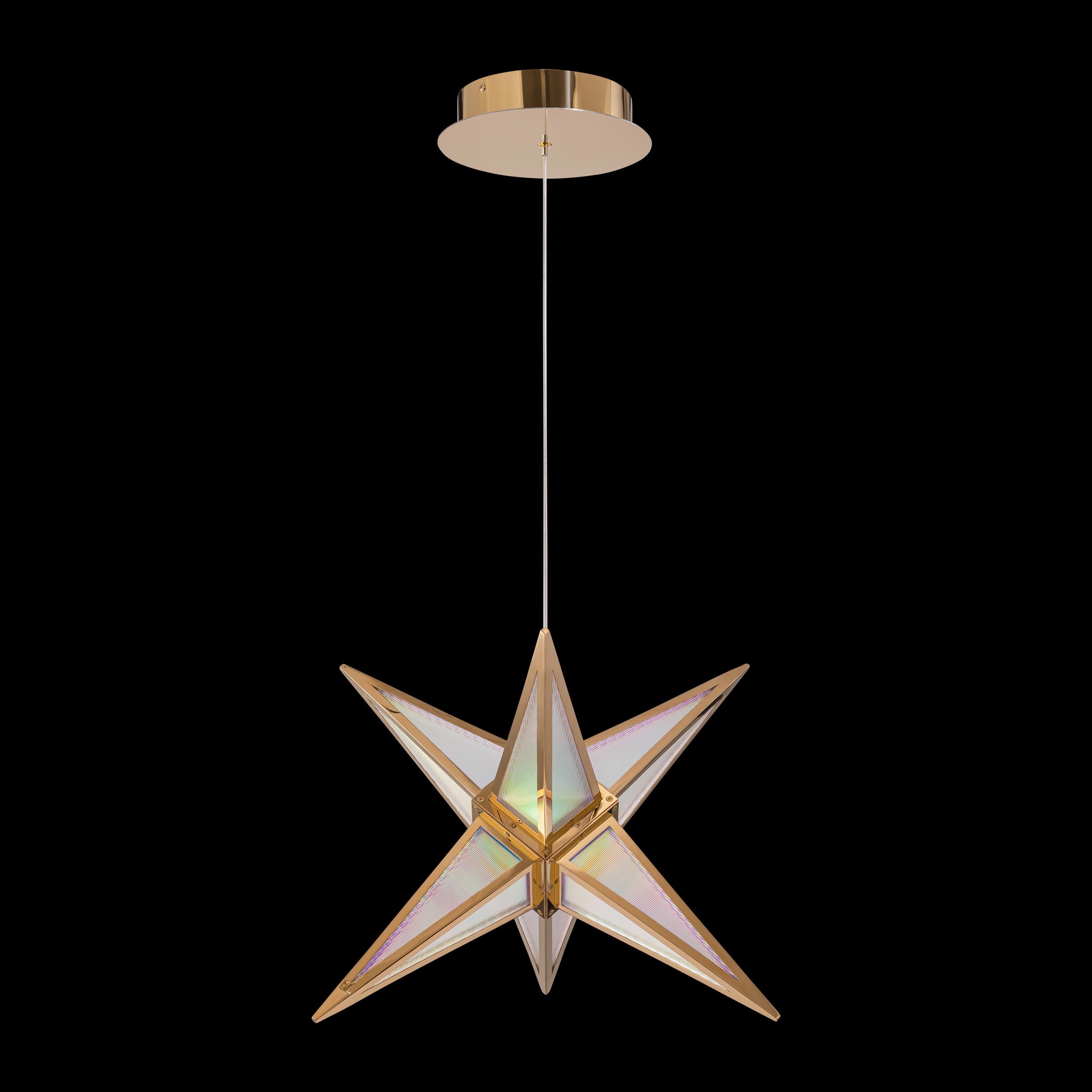 Spectrum - 18" LED Pendant - - Golden Lighting