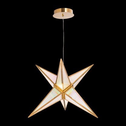 Ziva by Golden Lighting Spectrum Integrated LED 29in Pendant in Rose Gold - - Golden Lighting