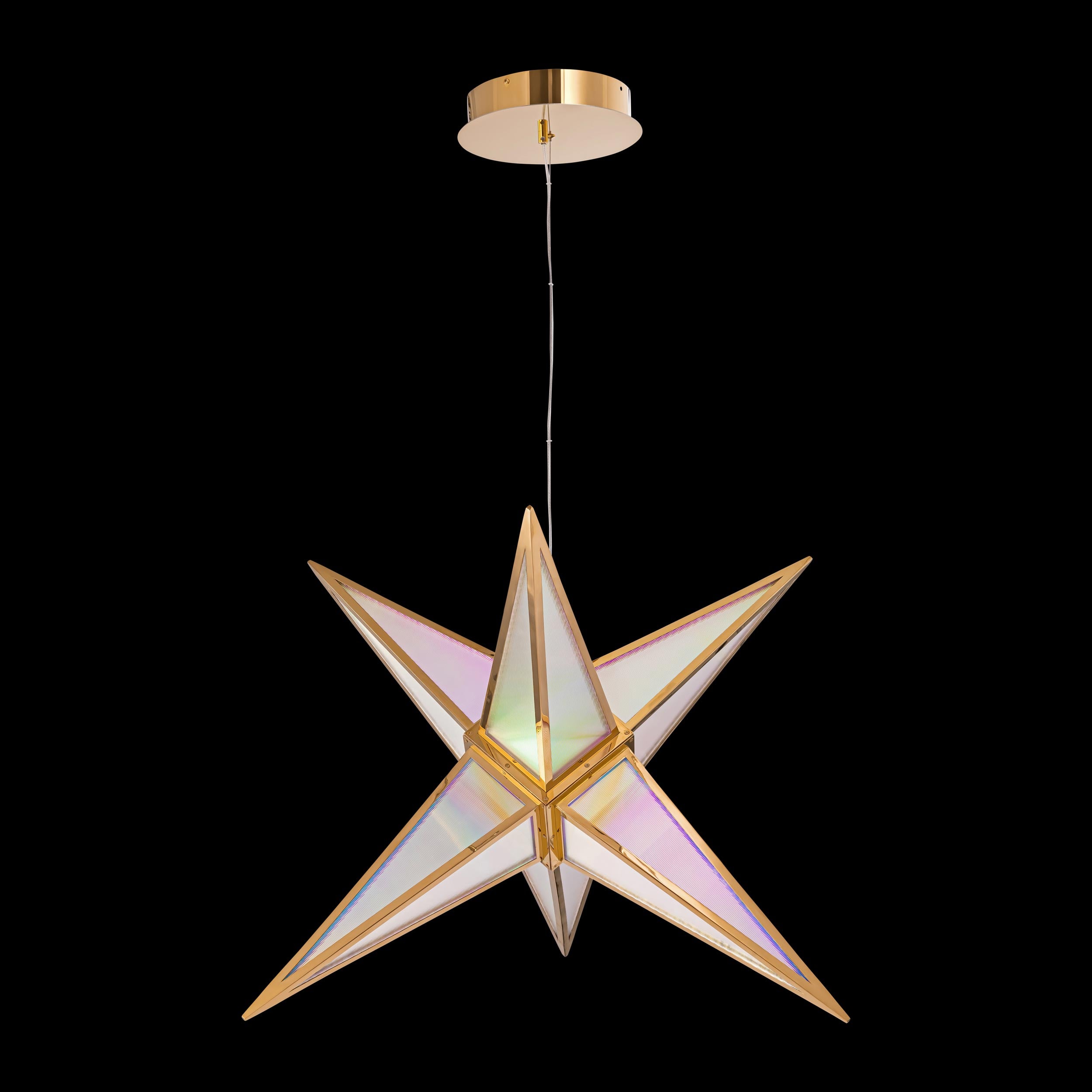 Spectrum - 30" LED Pendant - - Golden Lighting