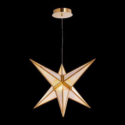 Ziva by Golden Lighting Spectrum Integrated LED 29in Pendant in Rose Gold - - Golden Lighting