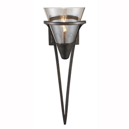 Olympia 1-light Wall Sconce in Burnt Sienna