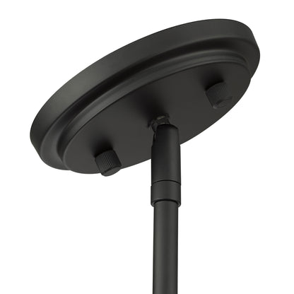 Olympia 1-light Pendant in Matte Black