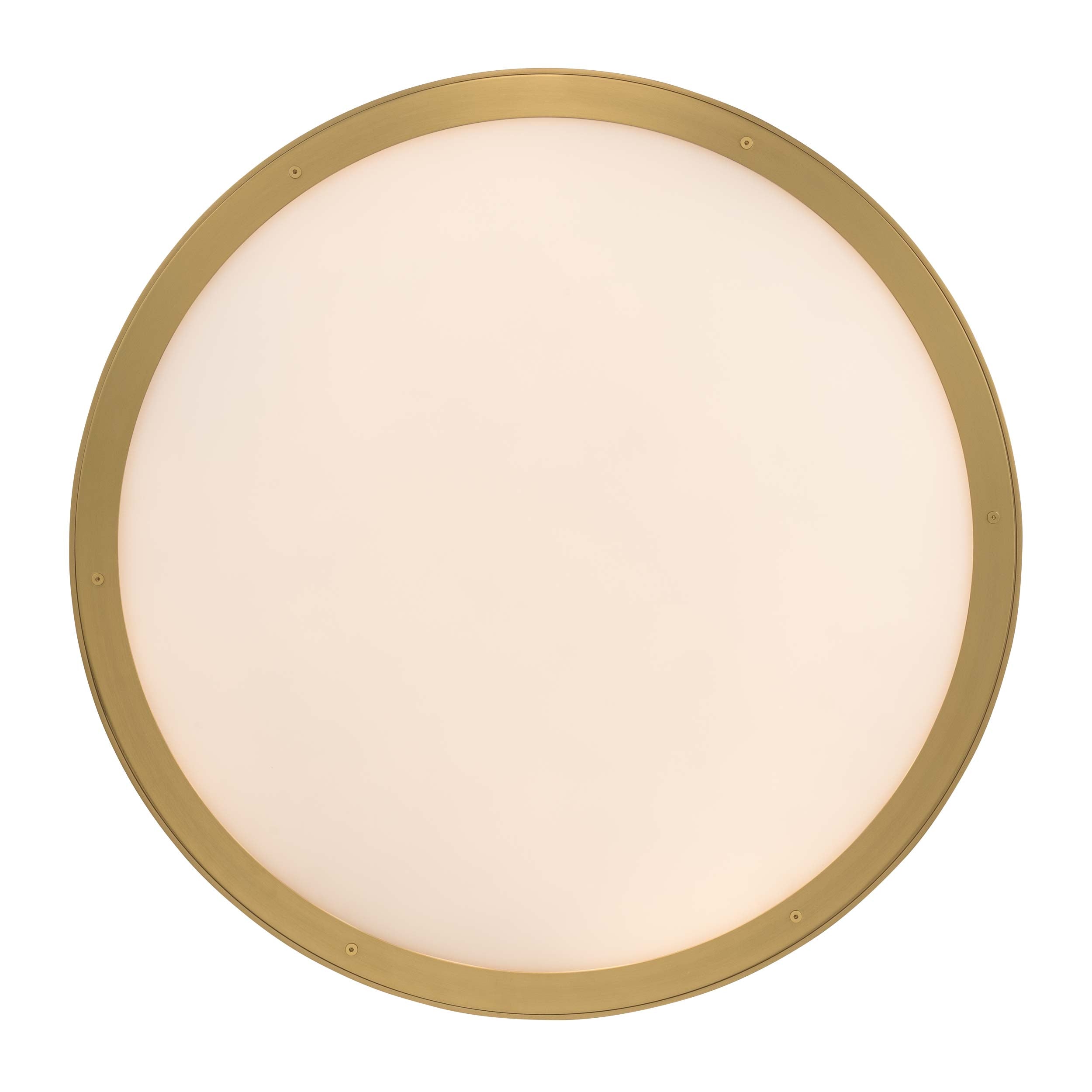 Golden Lighting Cameron Integrated LED 24in Pendant in Brushed Champagne Brass with Etched Glass - - Golden Lighting
