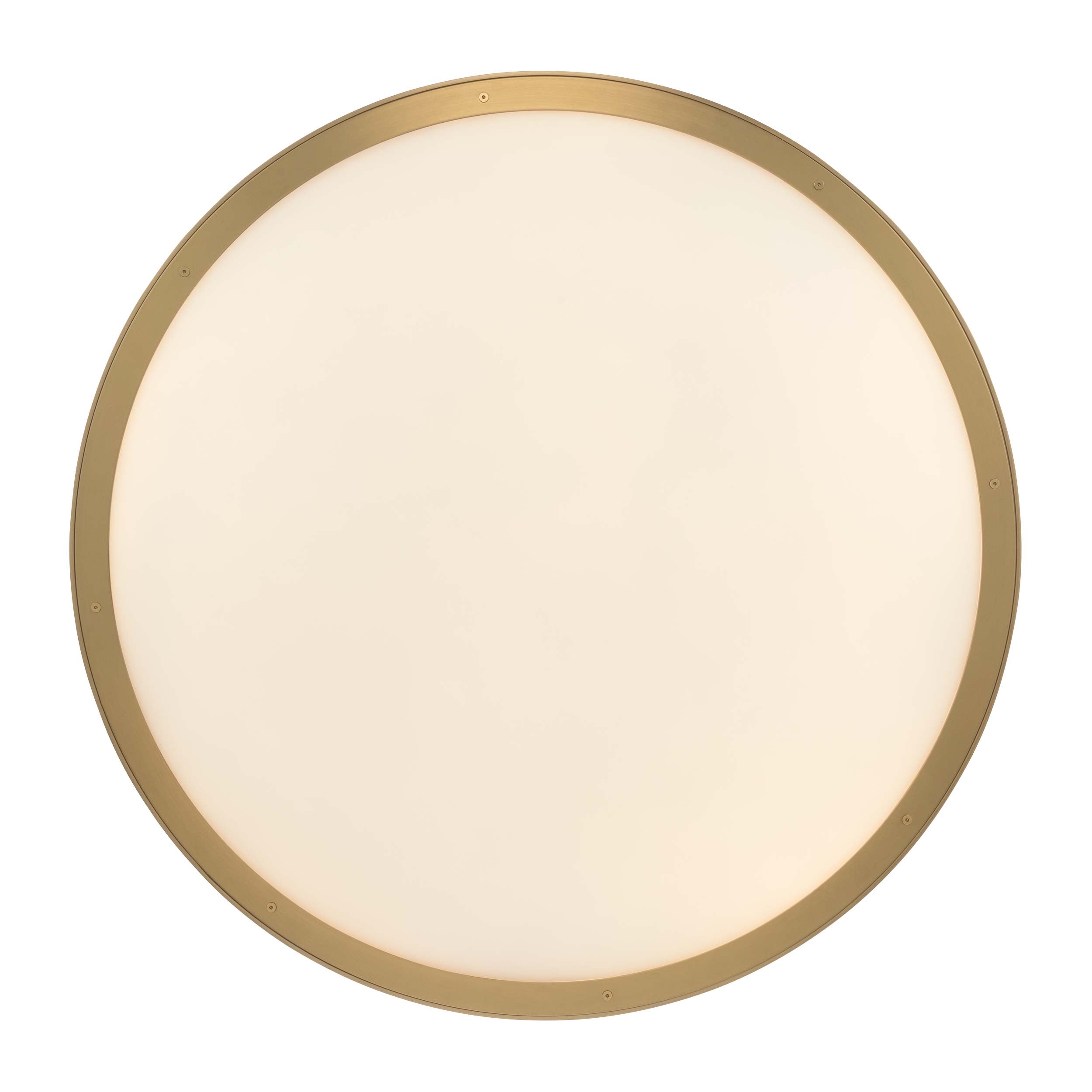 Golden Lighting Cameron Integrated LED 30in Pendant in Brushed Champagne Brass with Etched Glass - - Golden Lighting
