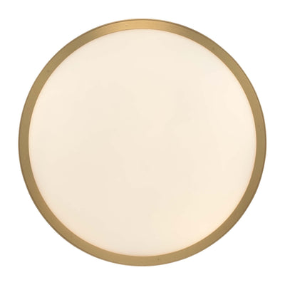 Golden Lighting Cameron Integrated LED 30in Pendant in Brushed Champagne Brass with Etched Glass - - Golden Lighting