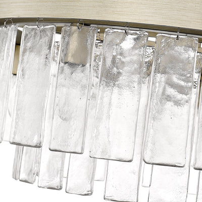 Golden Lighting Ciara 9-light Chandelier in White Gold - - Golden Lighting