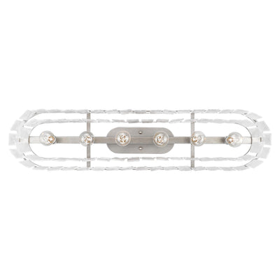 Golden Lighting Ciara 6-light Island Light in Peruvian Silver - - Golden Lighting