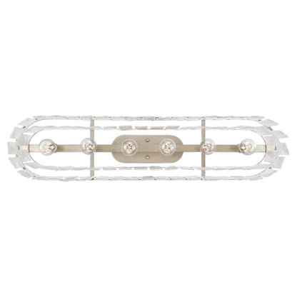 Golden Lighting Ciara 6-light Island Light in White Gold - - Golden Lighting