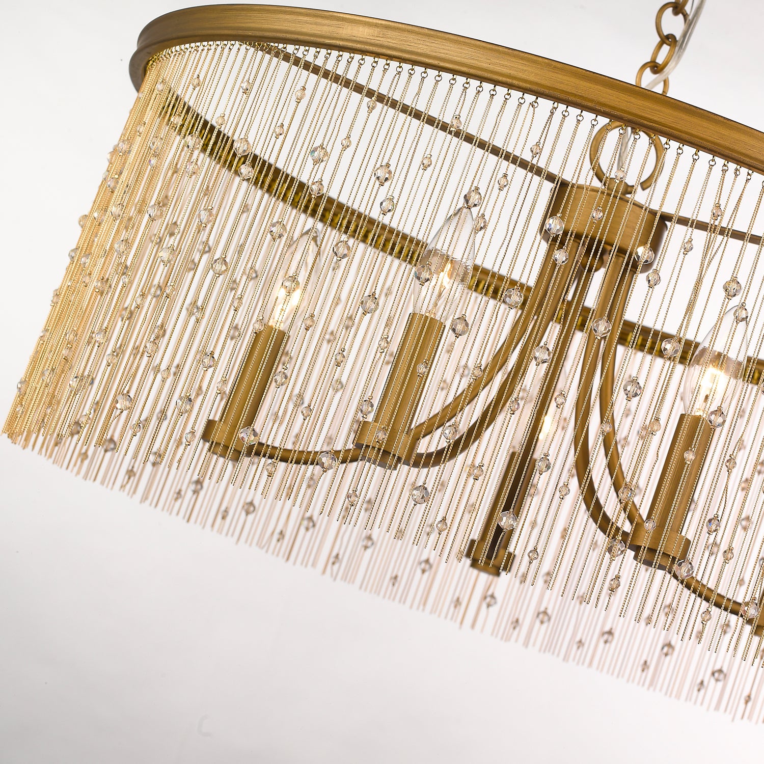 Golden Lighting Marilyn 5-light Chandelier in Peruvian Gold - - Golden Lighting