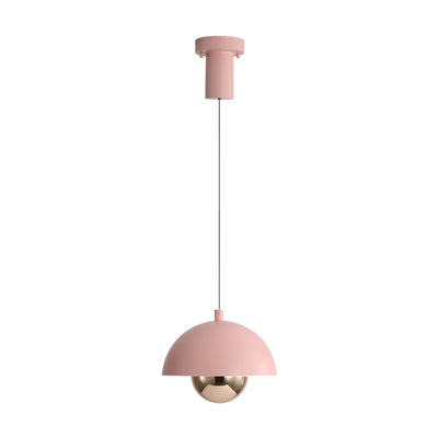 Vintra Integrated LED Pendant in Dusty Rose