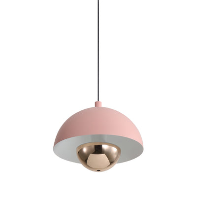 Vintra Integrated LED Pendant in Dusty Rose