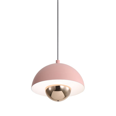 Vintra Integrated LED Pendant in Dusty Rose