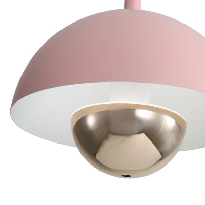Vintra Integrated LED Pendant in Dusty Rose