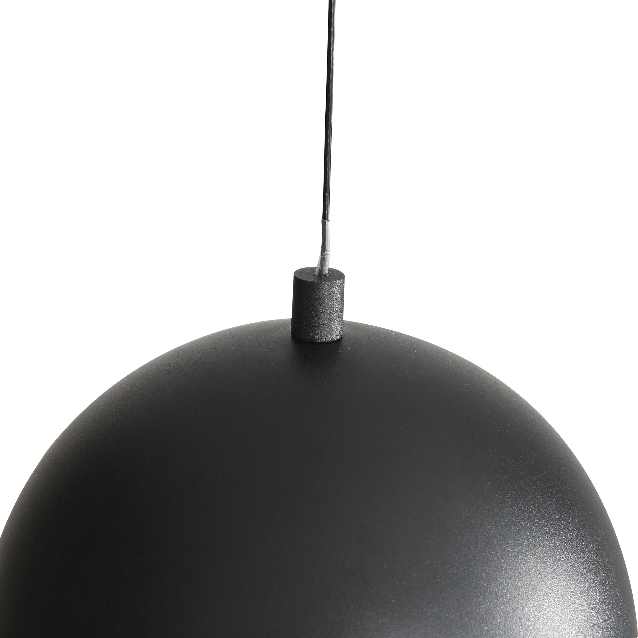 Vintra Integrated LED Pendant in Sand Black and Copper shade