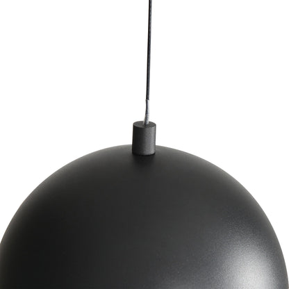 Vintra Integrated LED Pendant in Sand Black and Copper shade