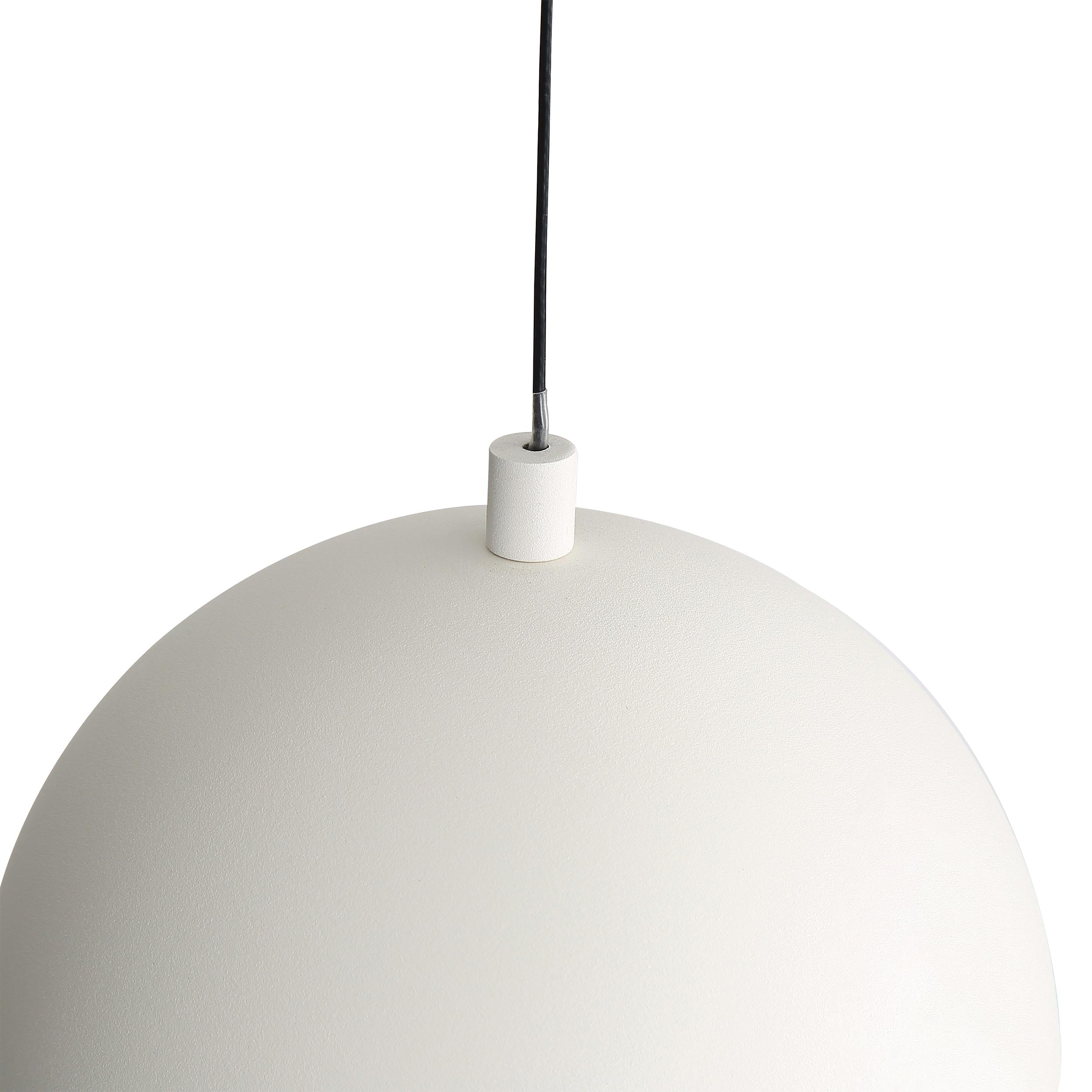 Vintra Integrated LED Pendant in Sand White and Copper shade