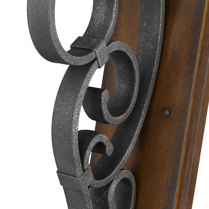 Madera 1-light Wall Sconce in Black Iron