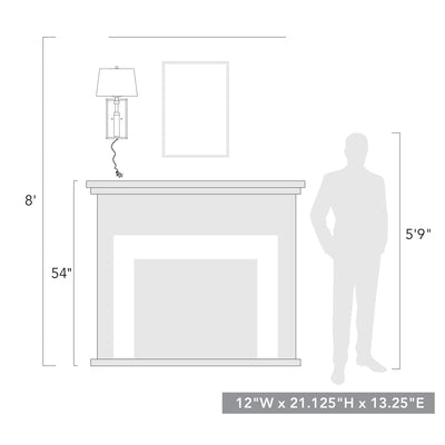 Golden Lighting Solay 1-light Wall Sconce in Burnished Chestnut - - Golden Lighting