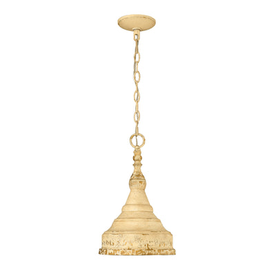 Wellsly 1-light Pendant in Aged Tuscan Stone