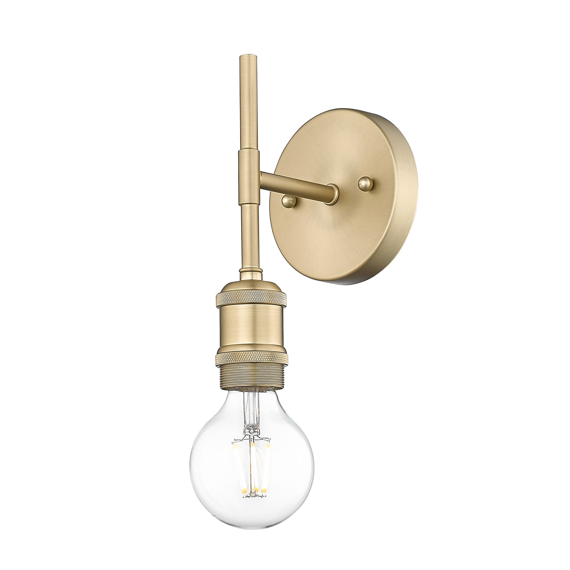 Axel 1-light Wall Sconce in Brushed Champagne Brass