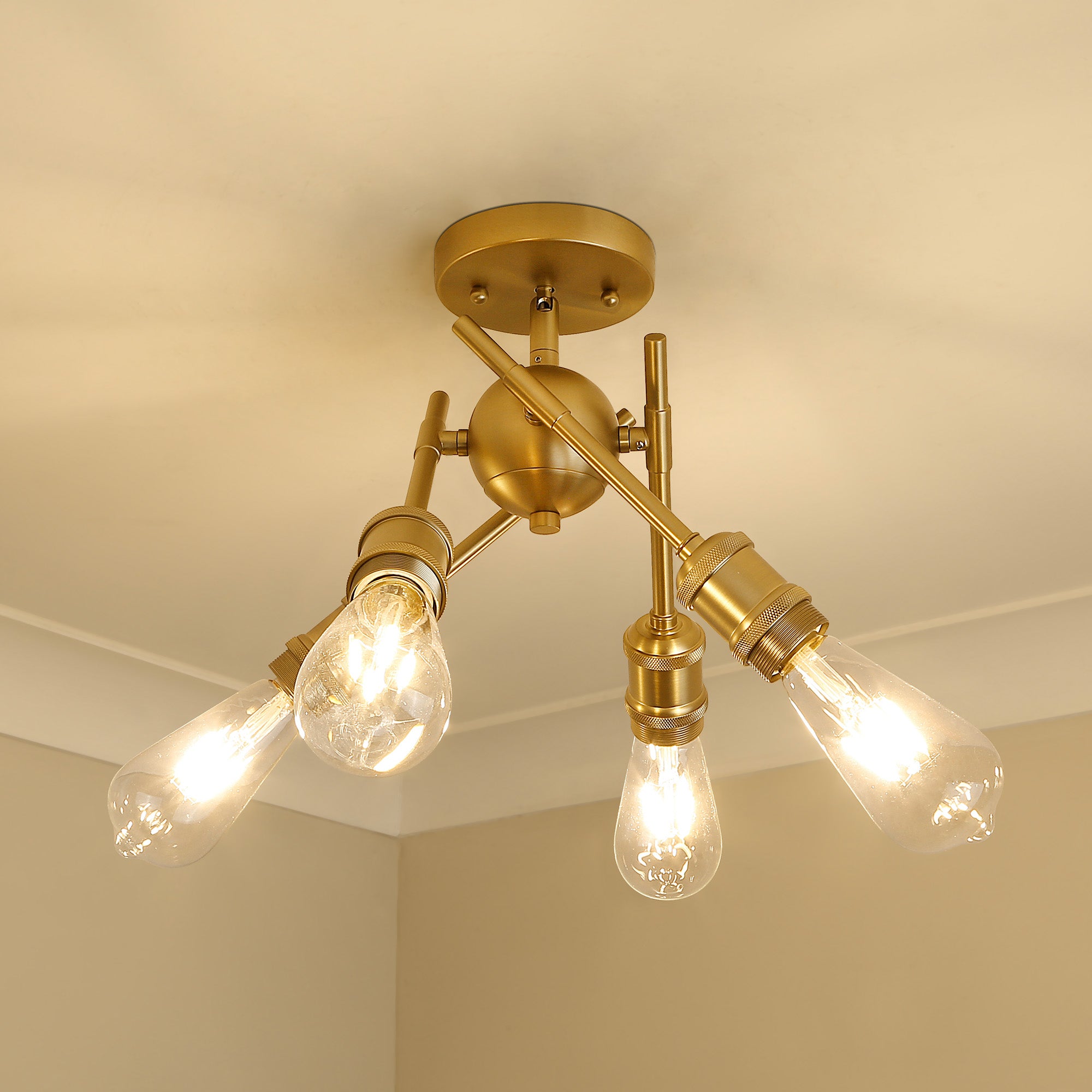 Axel 1-light Wall Sconce in Brushed Champagne Brass