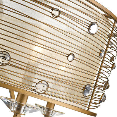 Golden Lighting Joia 5-light Chandelier in Peruvian Gold - - Golden Lighting