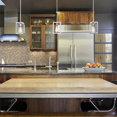 Golden Lighting Wesson 1-light Pendant in Chrome - - Golden Lighting