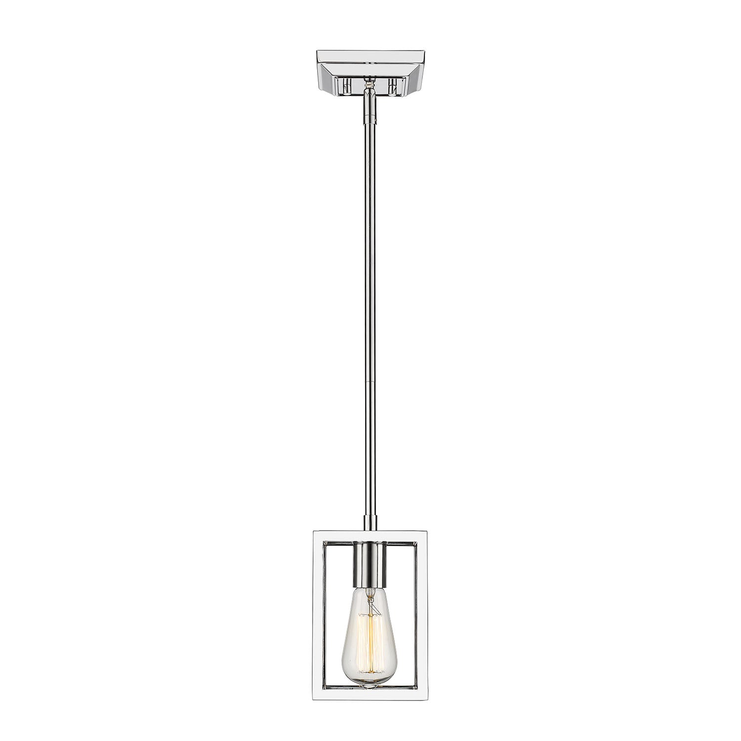 Wesson Mini Pendant in Chrome - - Golden Lighting