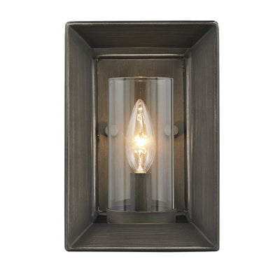 Golden Lighting Smyth 1-light Wall Sconce in Gunmetal Bronze - - Golden Lighting