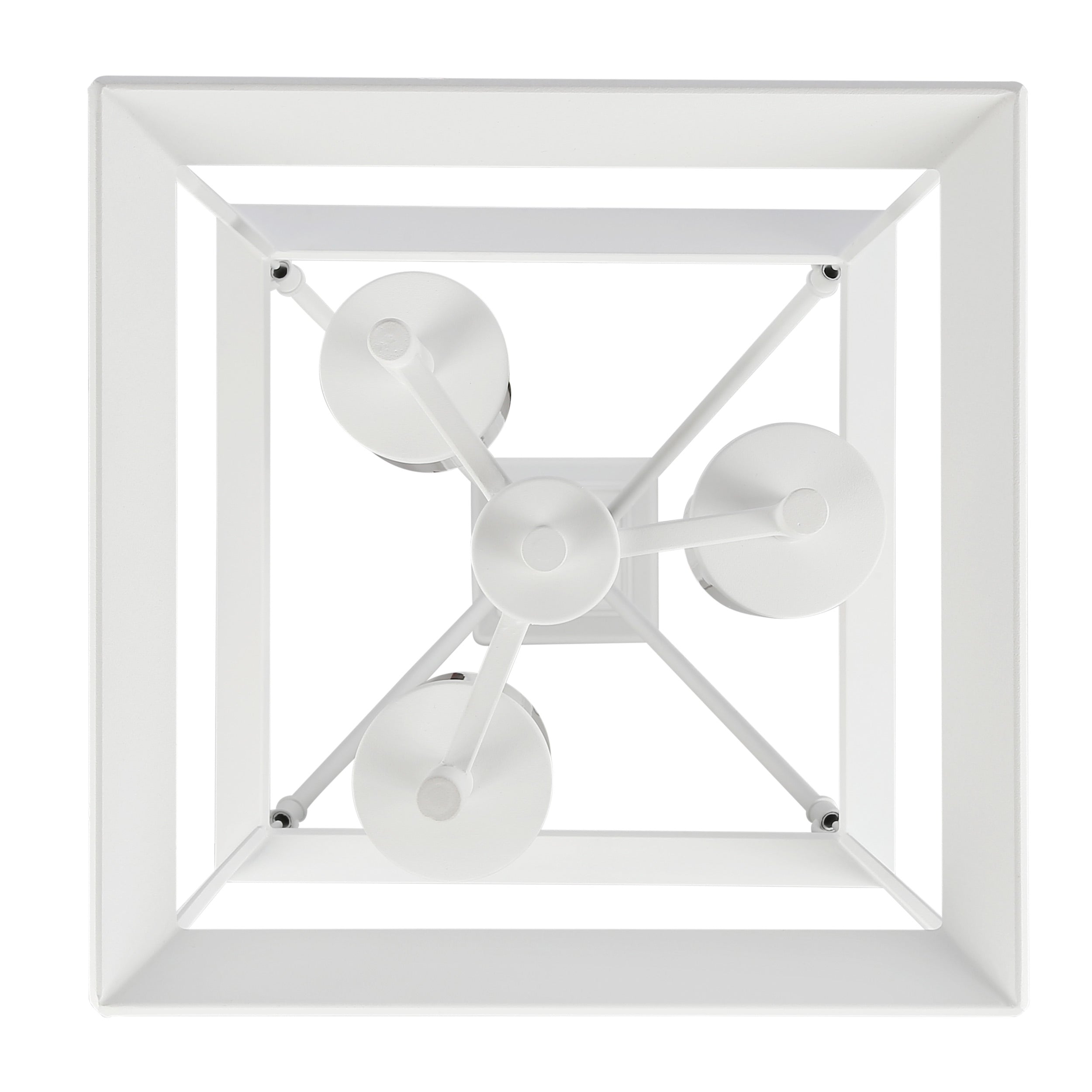 Golden Lighting Smyth 3-light Pendant in Natural White - - Golden Lighting