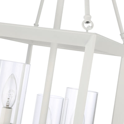 Golden Lighting Smyth 3-light Pendant in Natural White - - Golden Lighting