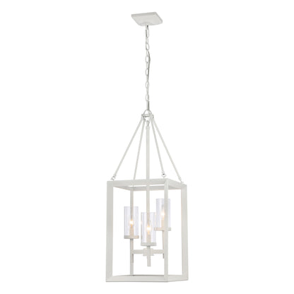 Golden Lighting Smyth 3-light Pendant in Natural White