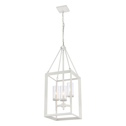 Golden Lighting Smyth 3-light Pendant in Natural White - - Golden Lighting