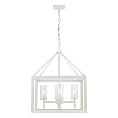 Golden Lighting Smyth 4-light Chandelier in Natural White - - Golden Lighting